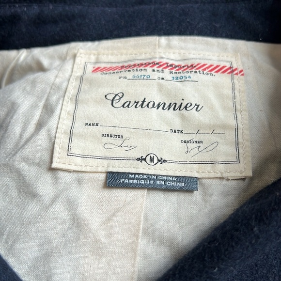 Cartonnier Navy Double-Breasted Jacket - Picture 4 of 4